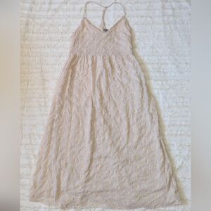 Zara Cream Spaghetti Strap Sundress for Weddings